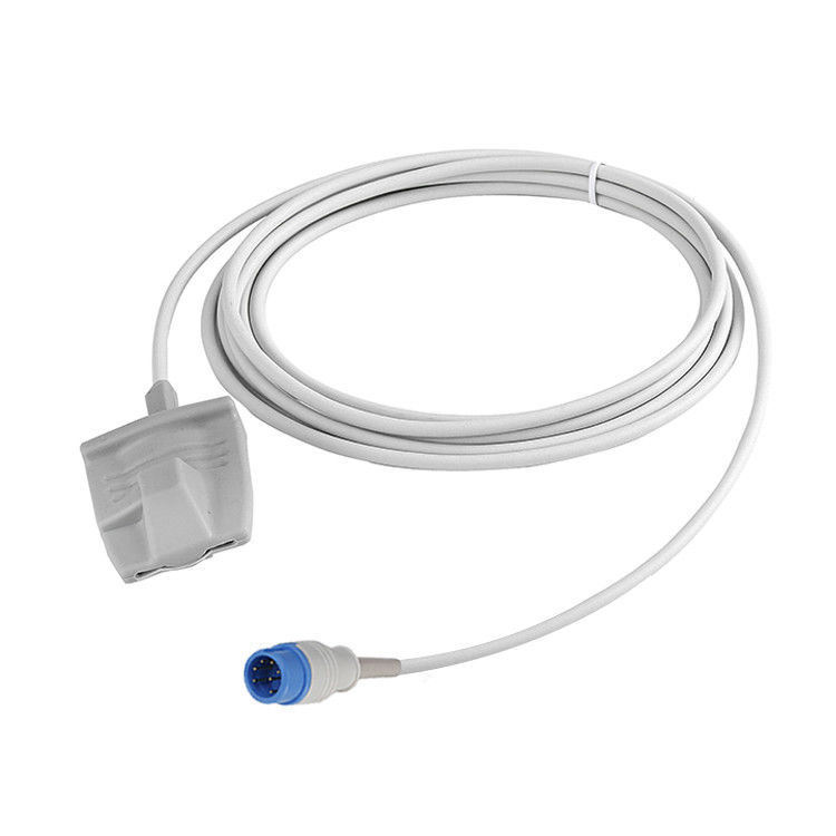 Mindray Silicone Reusable Spo2 Sensor 7 Pins For Adult Finger Clip Connector