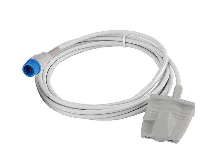 Mindray Silicone Reusable Spo2 Sensor 7 Pins For Adult Finger Clip Connector