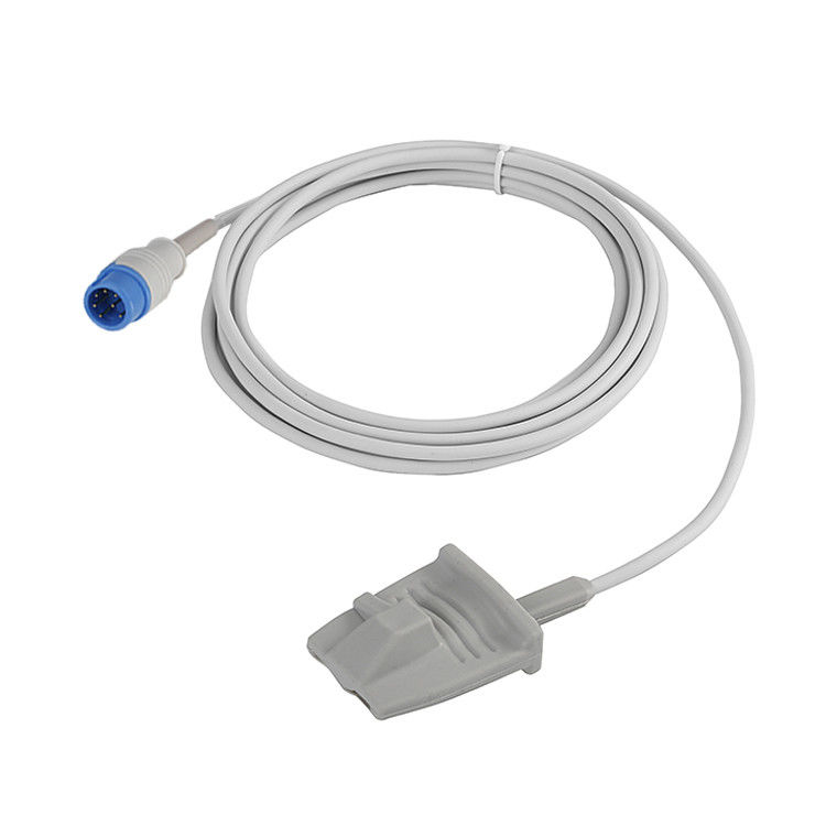 Mindray Silicone Reusable Spo2 Sensor 7 Pins For Adult Finger Clip Connector