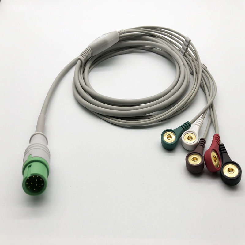 Comen 3 Lead 12 Pin ECG direct connect ECG cable for STAR8000E STAR8000F STAR8000H