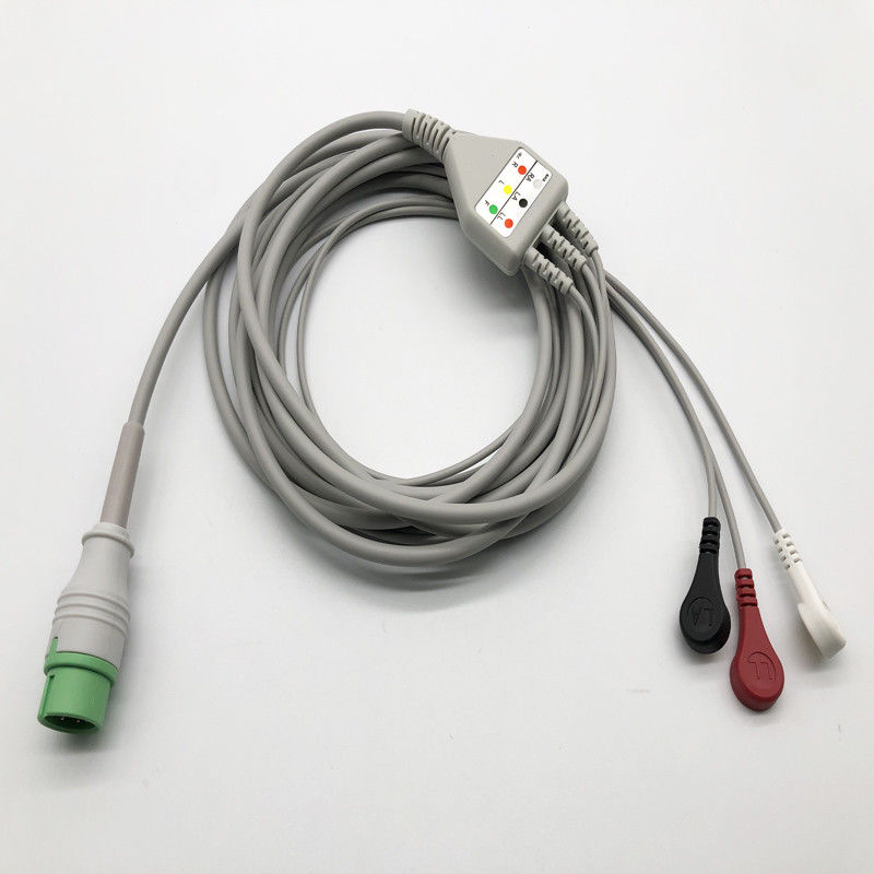 Comen 3 Lead 12 Pin ECG direct connect ECG cable for STAR8000E STAR8000F STAR8000H