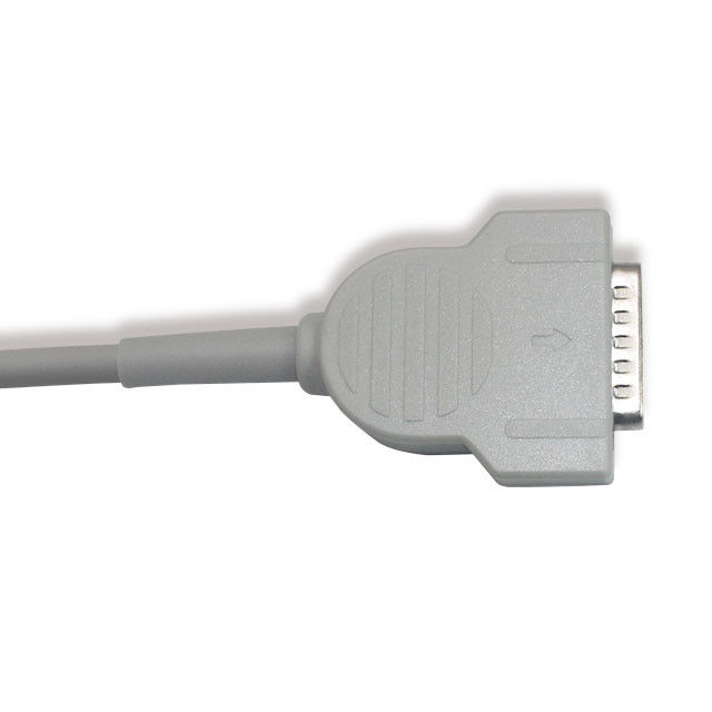 10 Leads 12 Leads EKG Cable 15 Pins Gray Color Multi Function