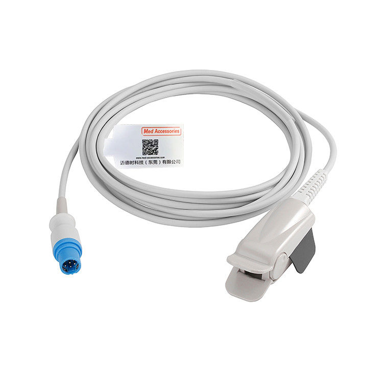 Multicable Reusable Spo2 Sensor Drager 7 Pin TPU Material Gray Color