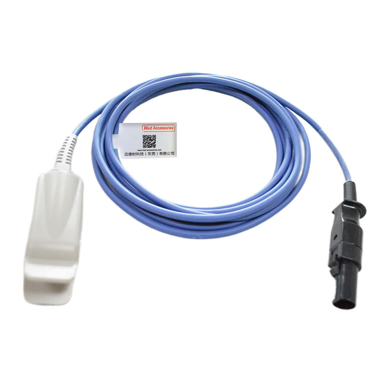Datex GE Ohmeda Compatible Short 7pin Finger Clip SpO2 Sensor - OXY-F1-H