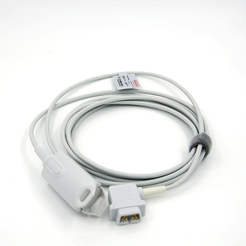 Practical Gray Reusable Pulse Oximeter Sensor , Reusable infant silicone soft tip SpO2 Sensor for DRE patient monitors