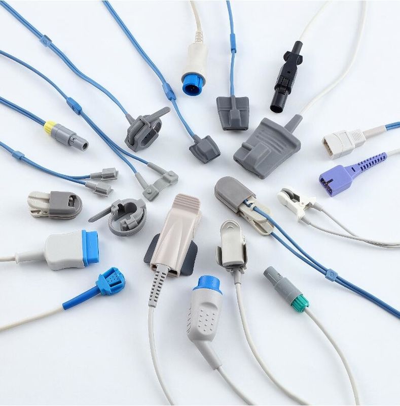 Compatible Reusable Spo2 Sensor Latex Free For Main Brand Monitors