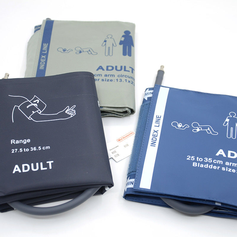 NIBP Neonatal Pediatric Blood Pressure Cuff With Dual Tubes OEM Multiscene NIBP Adult Cuff