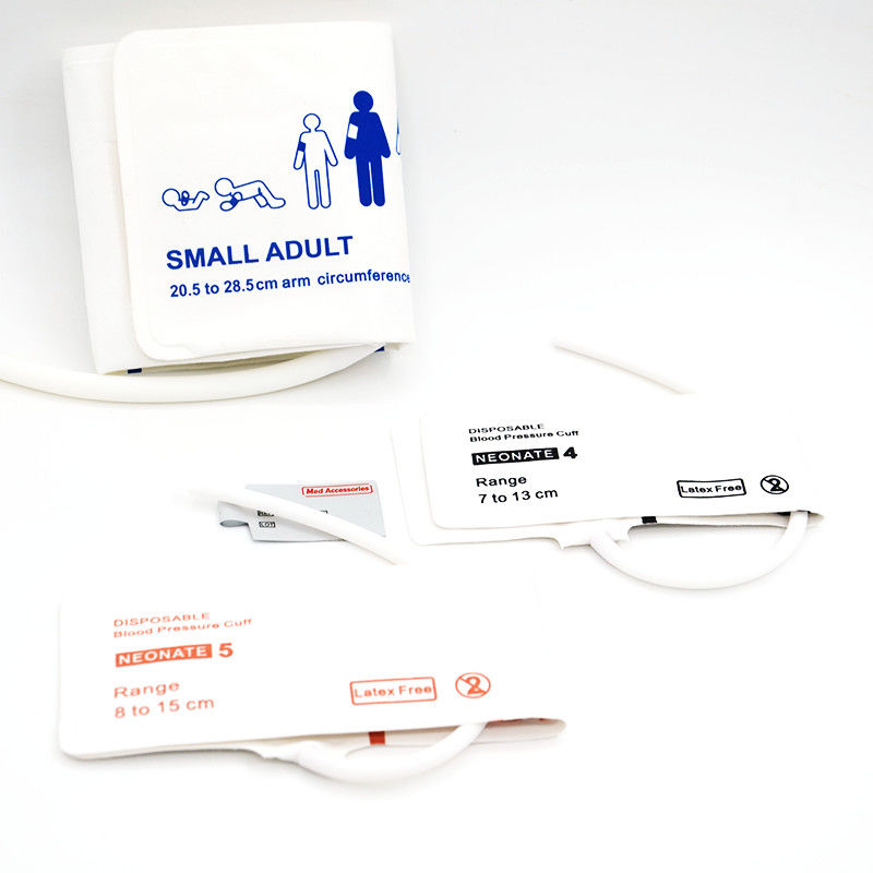 Med Accessories ISO13485 NIBP Cuff Reusable Disposable TPU Material For Infants Adult