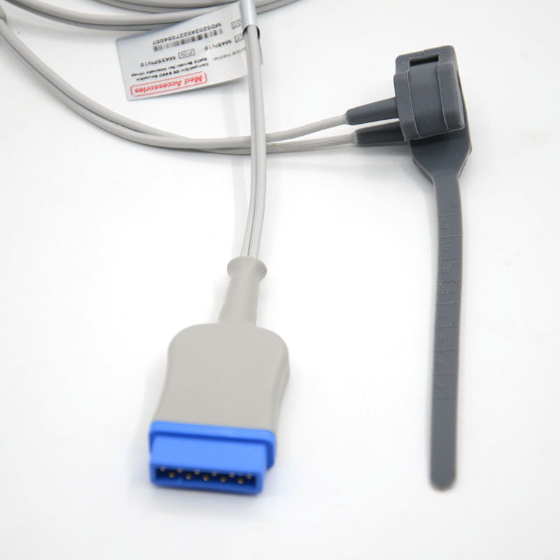 Adult Soft Tip Spo2 Sensor 11 Pin Pulse Oximeter Probe Latex Free Reusable Neonate Wrap