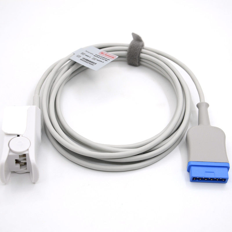 Factory High Quality GE Marquette Compatible Adult Finger Spo2 Sensor 11 Pin GE Sensor Spo2
