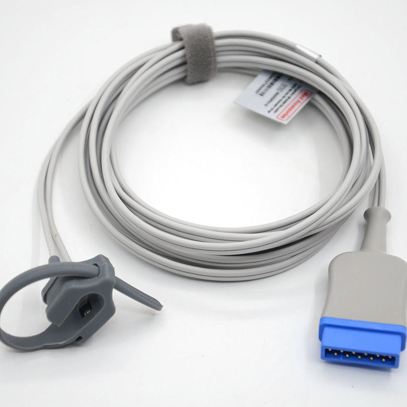 Reusable Adult Soft Tip Spo2 Sensor Probe Straps Spo2 Sensor Compatible GE Marquette 11pin Ge Spo2 Sensor
