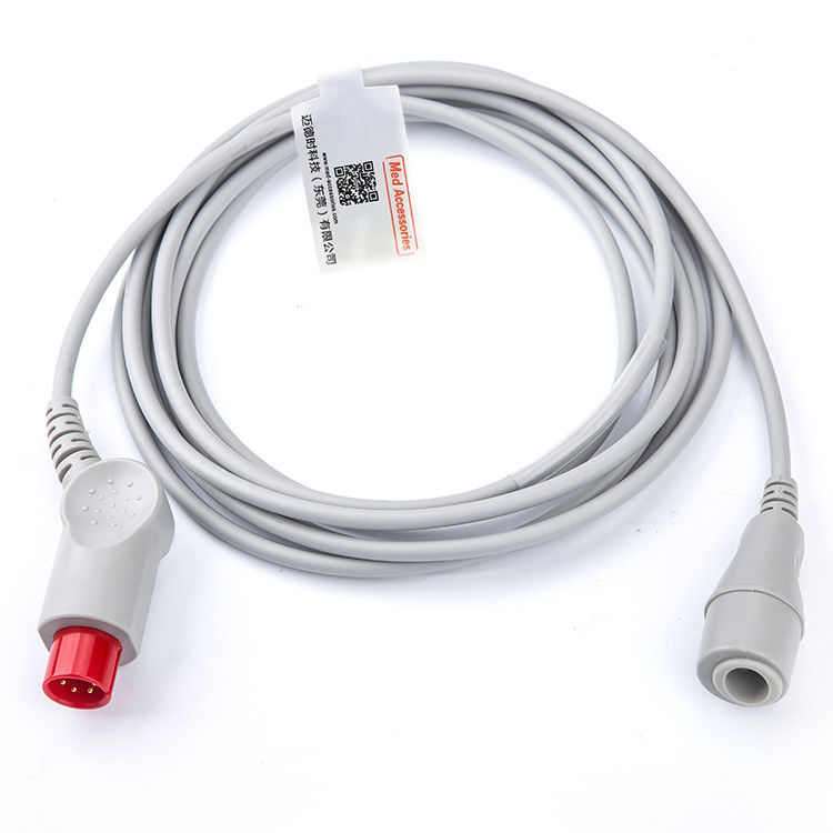 Practical Cable IBP Compatible Mindray To MX 12 Pin Multi Function Grey Color