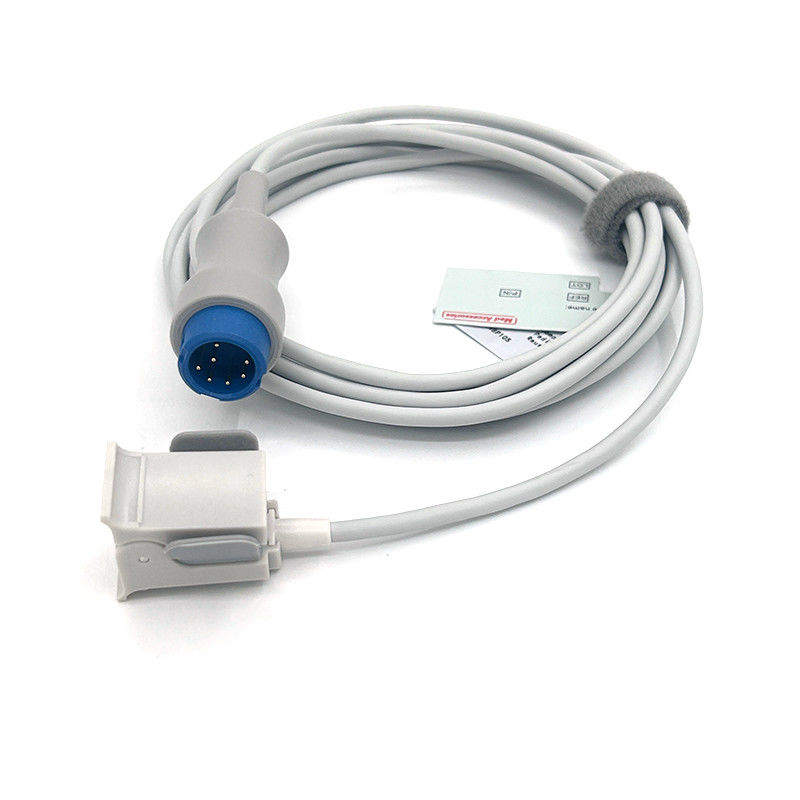 Child Finger TPU Gray Spo2 Sensor Cable Single Pack For All Patient Types Mindray Certified