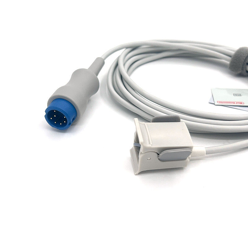 Child Finger TPU Gray Spo2 Sensor Cable Single Pack For All Patient Types Mindray Certified