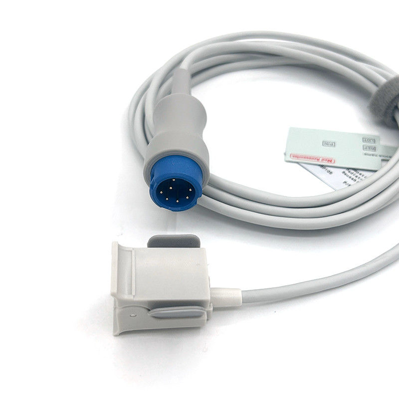 Child Finger TPU Gray Spo2 Sensor Cable Single Pack For All Patient Types Mindray Certified