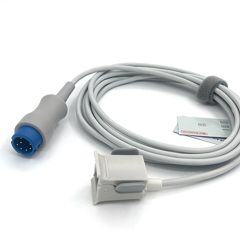 Child Finger TPU Gray Spo2 Sensor Cable Single Pack For All Patient Types Mindray Certified