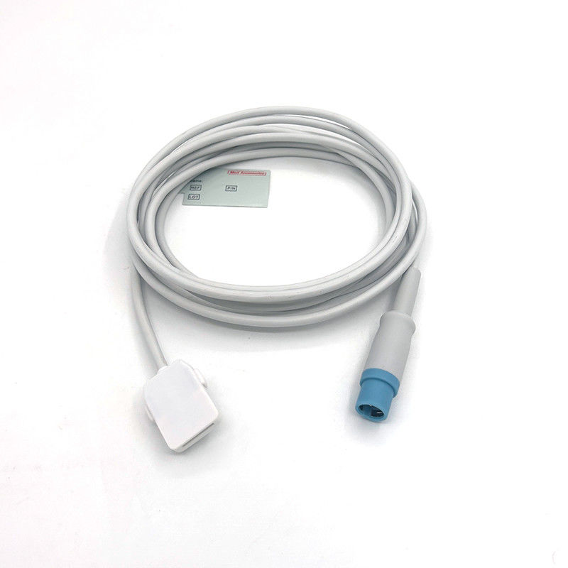TPU Gray Spo2 Sensor Cable Single Pack For All Patient Types For Masimo 7 Pin To Drager