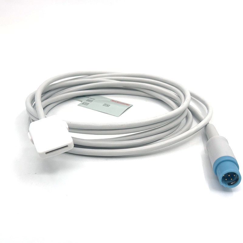 TPU Gray Spo2 Sensor Cable Single Pack For All Patient Types For Masimo 7 Pin To Drager