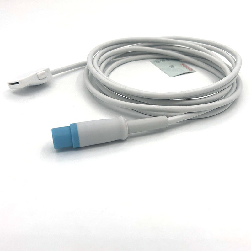 TPU Gray Spo2 Sensor Cable Single Pack For All Patient Types For Masimo 7 Pin To Drager