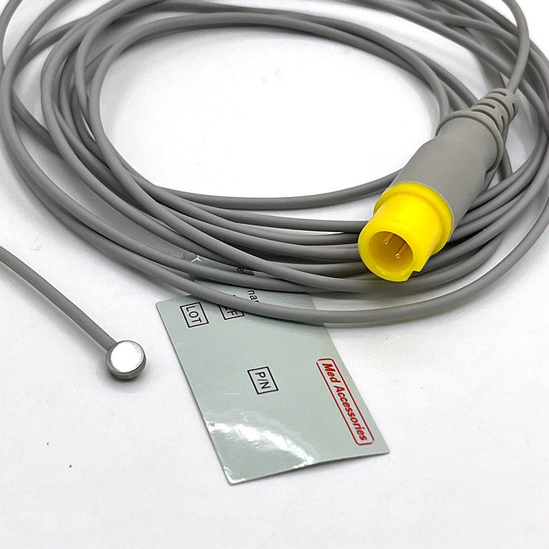 Compatible with Mindray Medical Temperature Sensor Probe 2 Pin Reusable For Pediatric