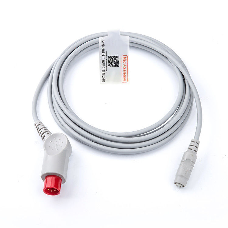 Medical Practical Grey Color Cable IBP Compatible Mindray To MX Multi Function