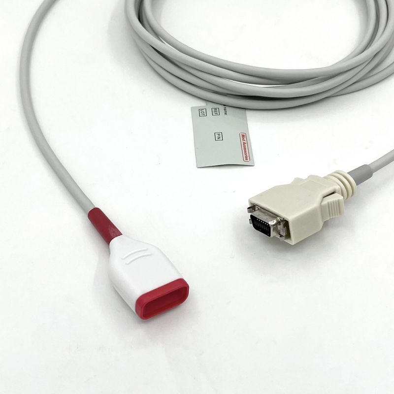 Compatible with M- Gray TPU SpO2 Sensor Extension Cable for Medical Care Monitor Accessories