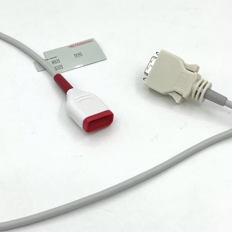 Compatible with M- Gray TPU SpO2 Sensor Extension Cable for Medical Care Monitor Accessories