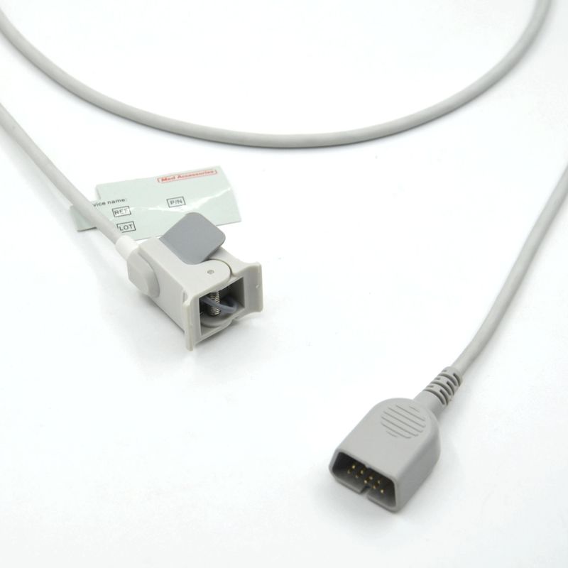 Manufacturer Monitor Accessories Pediatric Finger Compatible Nihon kohden 9pin Reusable SpO2 Sensor