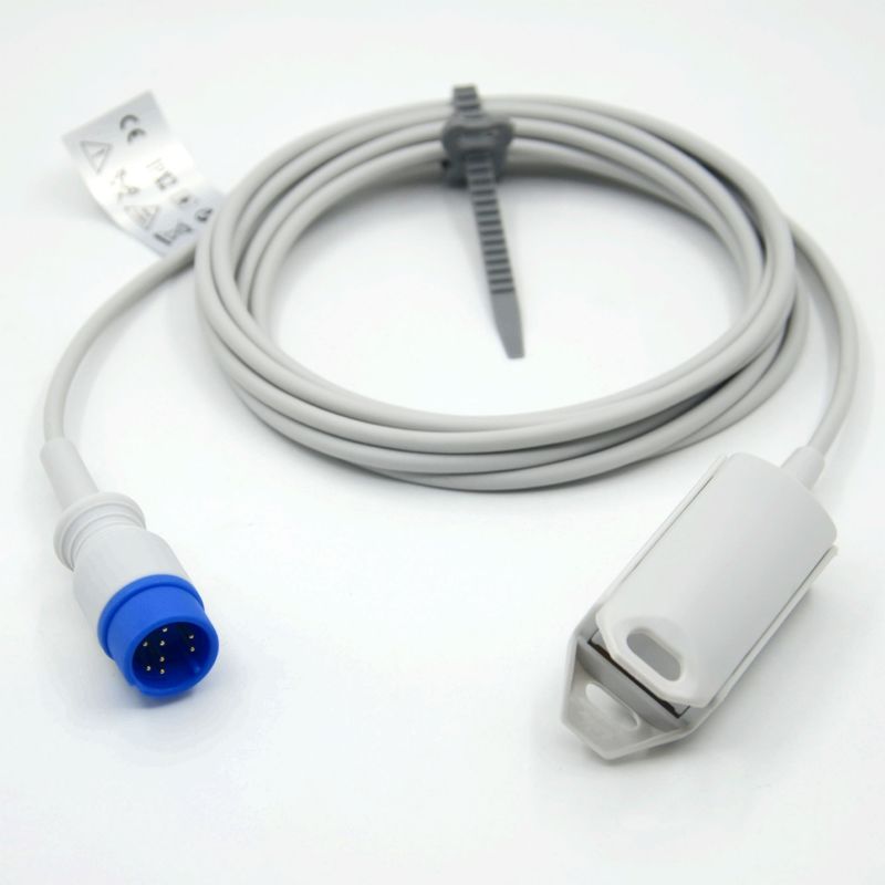 Manufacturer Monitor Accessories Reusable Adult Clip Compatible Creative K12 SpO2 Sensor