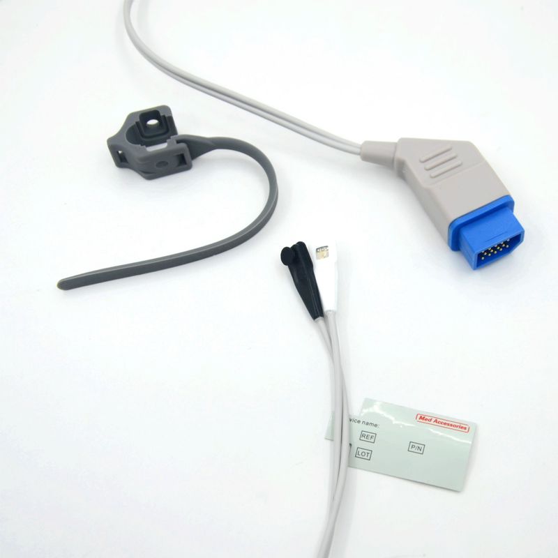 Reusable Manufacturer Monitor Accessories Compatible Nihon Kohden Multi-Site Spo2 Reusable Sensor