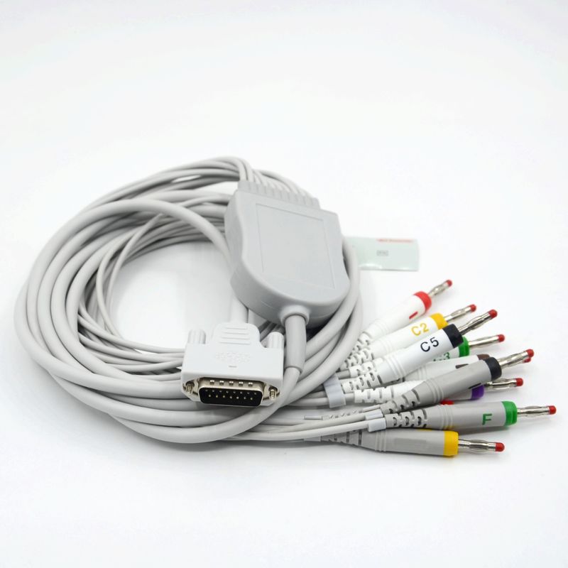 Compatible Nihon Kohden 10 Leads EKG Cable For Patient Monitor Accessory