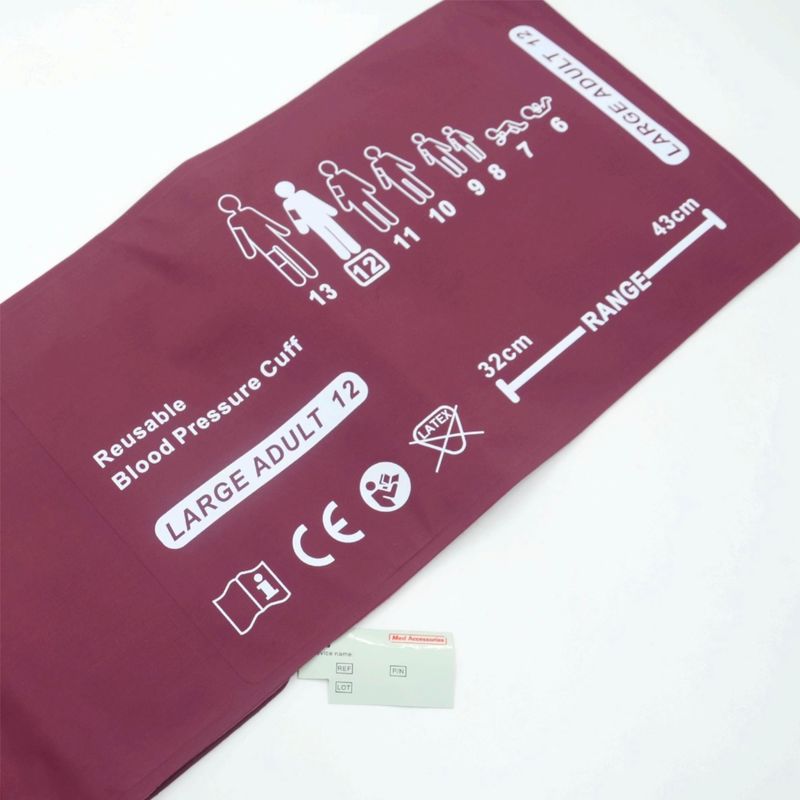 Reusable 32-43cm Welch Allyn Flexiport Reusable Blood Pressure Cuffs 12 Large Adult