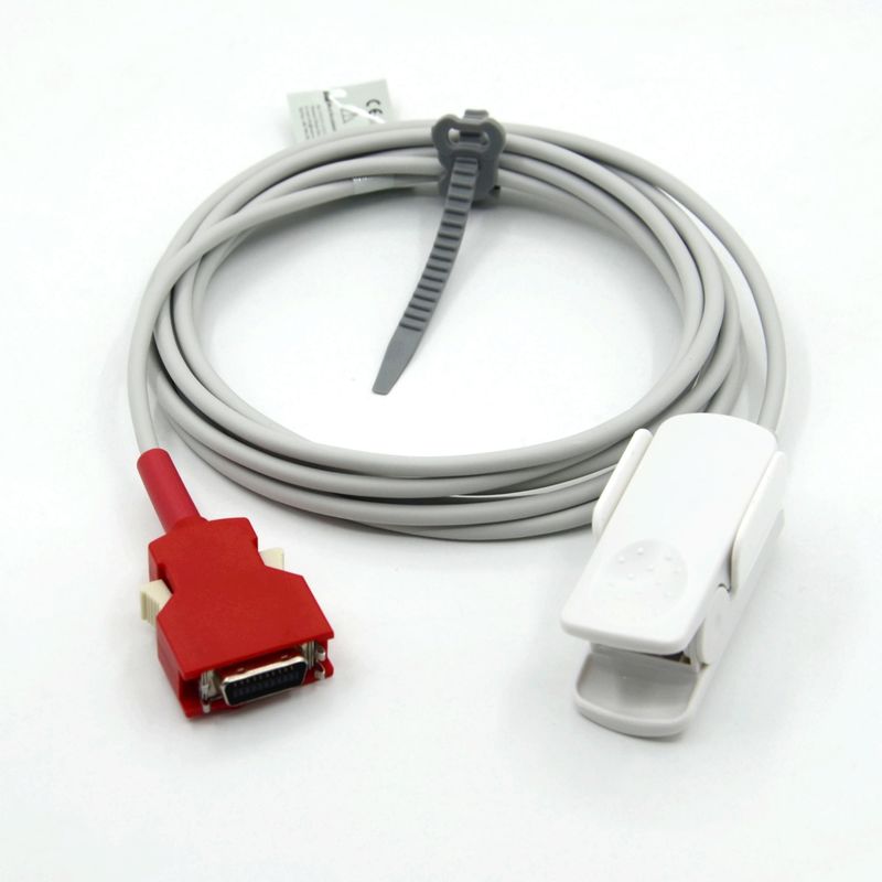 Reusable Manufacturer Monitor Accessories Compatible with masimo 20P Adult Finger Clip SpO2 Sensor for Rad-5 / 6 / 7