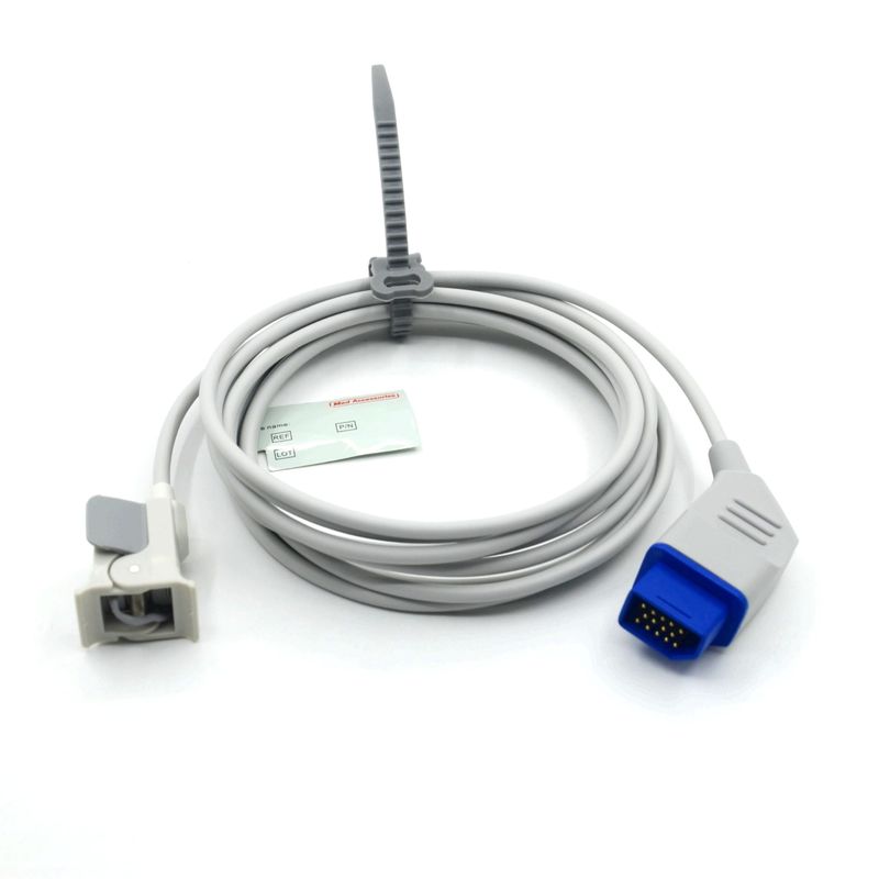 Reusable Manufacturer Monitor Accessories Compatible Nihon Kohden Pediatric finger Spo2 Reusable Sensor 14 Pins