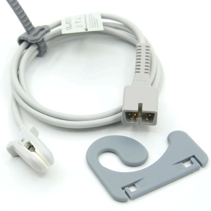 Manufacturer Monitor Accessories Reusable Compatible Nellcor PM-50,PM-60 NPB 40 7Pin Ear Clip SpO2 Sensor