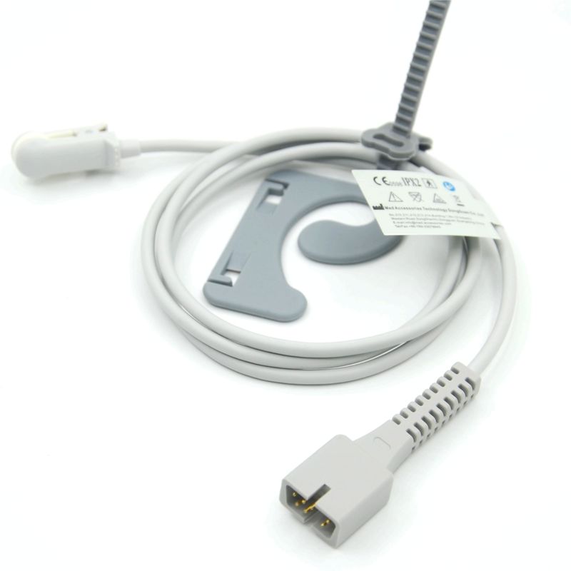 Manufacturer Monitor Accessories Reusable Compatible Nellcor PM-50,PM-60 NPB 40 7Pin Ear Clip SpO2 Sensor