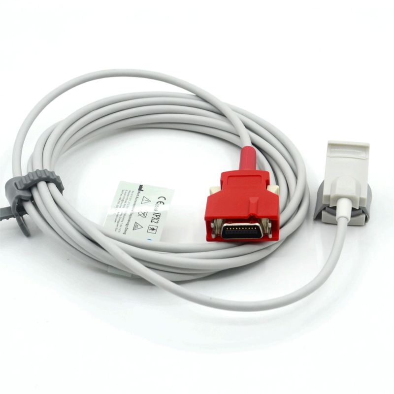Medical Monitor Accessory Compatible for Masimo Red 20pin Radical-7 Rad-87 Rad-57 Reusable Pediatric Clip Spo2 Sensor