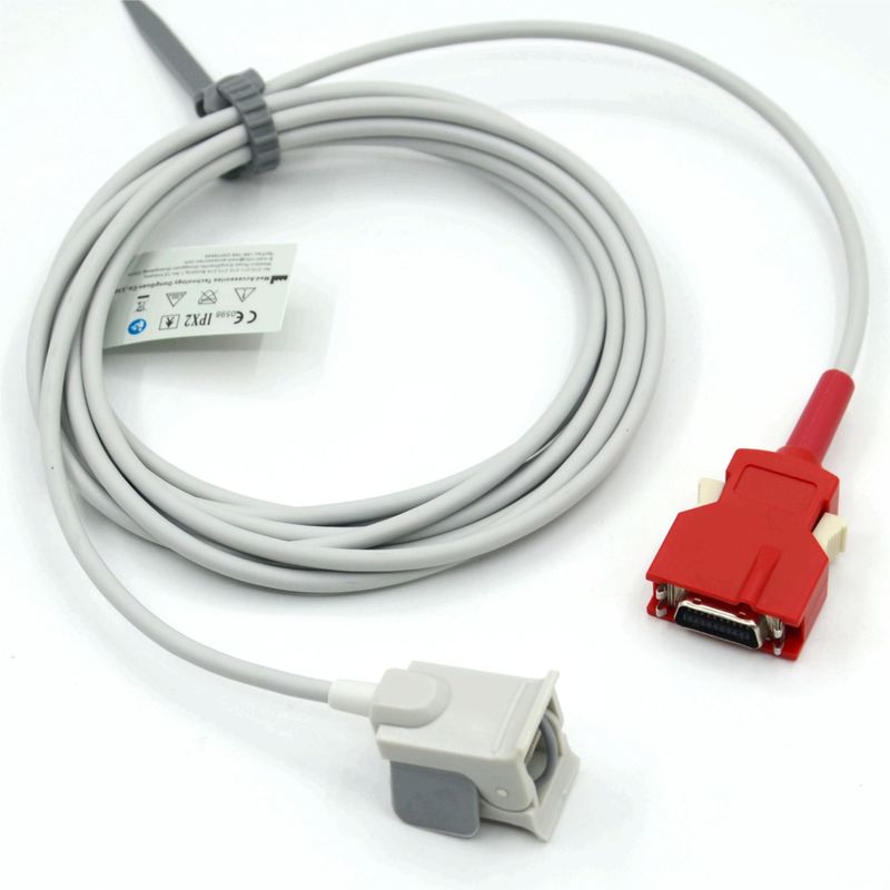 Medical Monitor Accessory Compatible for Masimo Red 20pin Radical-7 Rad-87 Rad-57 Reusable Pediatric Clip Spo2 Sensor