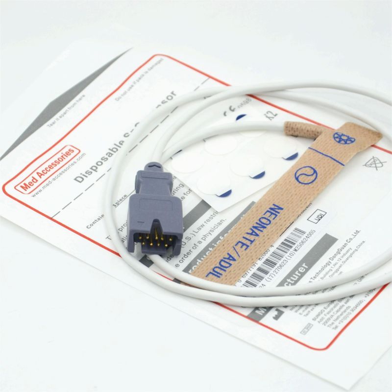 Medical Accessories Supplier Compatible Masim 2329 Neonate/ Adult 9pin Disposable SpO2 Sensor