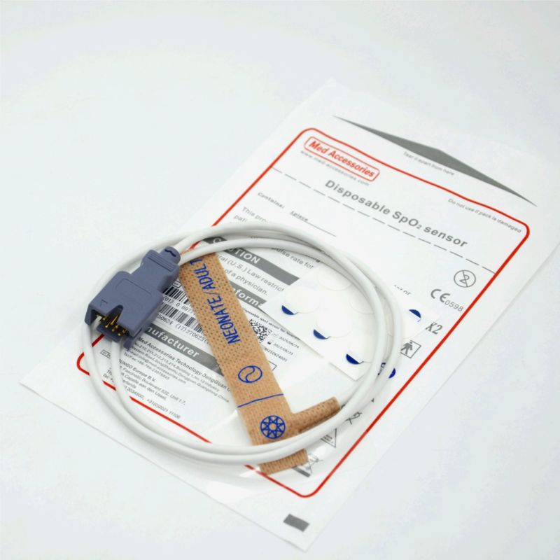 Medical Accessories Supplier Compatible Masim 2329 Neonate/ Adult 9pin Disposable SpO2 Sensor