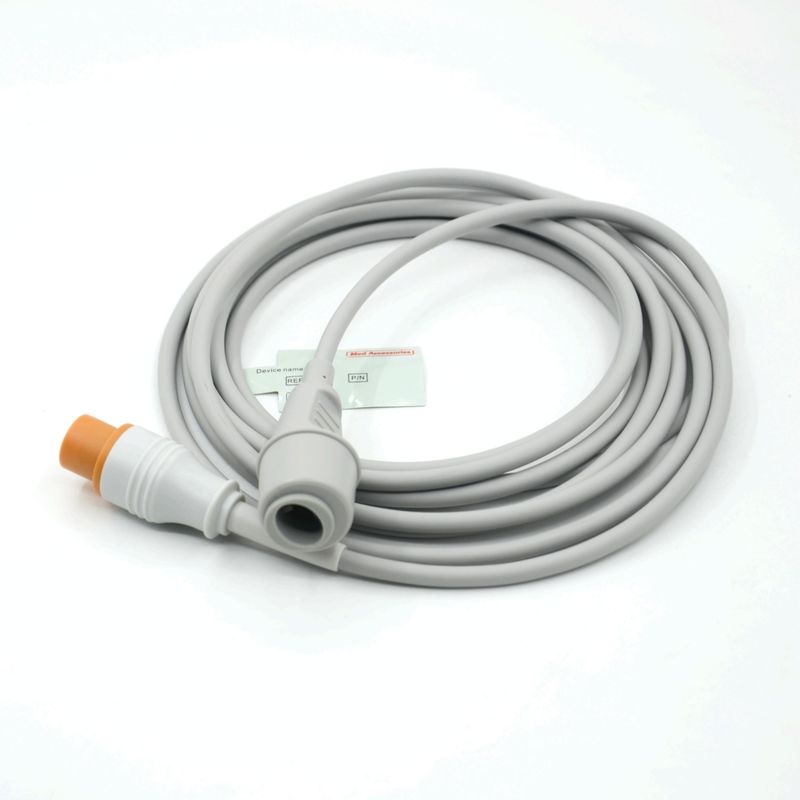Medical Monitor Accessory Practical Grey Color Compatible Fukuda To Edward Multi Function IBP Cable