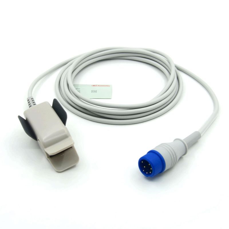 Compatible Zoll M2 Reusable Adult Clip Manufacturer Monitor Accessories SpO2 Sensor
