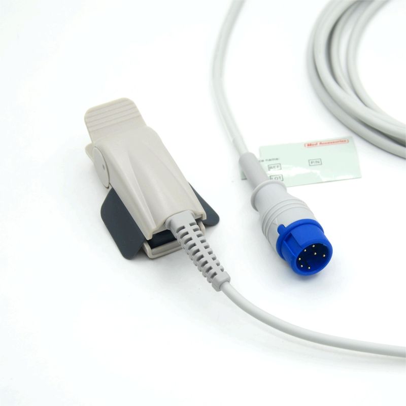 Compatible Zoll M2 Reusable Adult Clip Manufacturer Monitor Accessories SpO2 Sensor