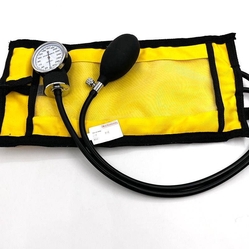 Hospital Accessories TPU Reusable Manual Pressure Infusion Bag with Aneroid Gauge Pressure Infusor Bag