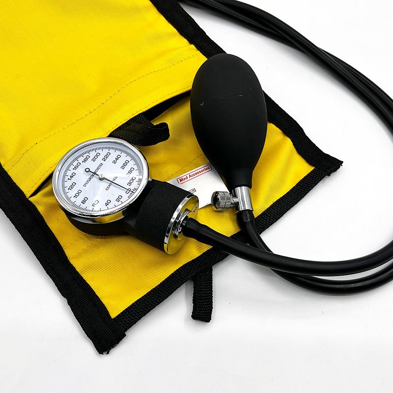 Hospital Accessories TPU Reusable Manual Pressure Infusion Bag with Aneroid Gauge Pressure Infusor Bag