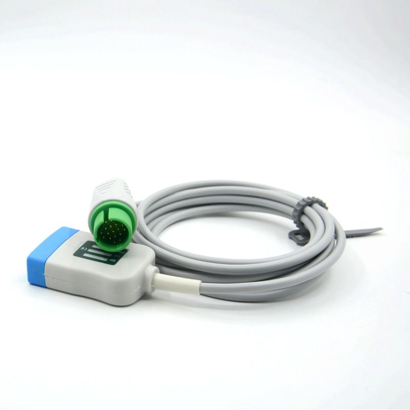 Medical Monitor Accessory Compatible Spacelabs ECG Trunk Cable 5 Lead IEC EKG Cable