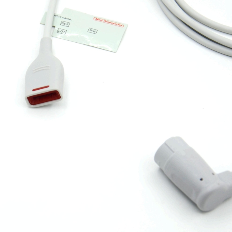 Medical Accessory Compatible Philips to M SpO2 Adapter Cable TPU Spo2 Extension Cable