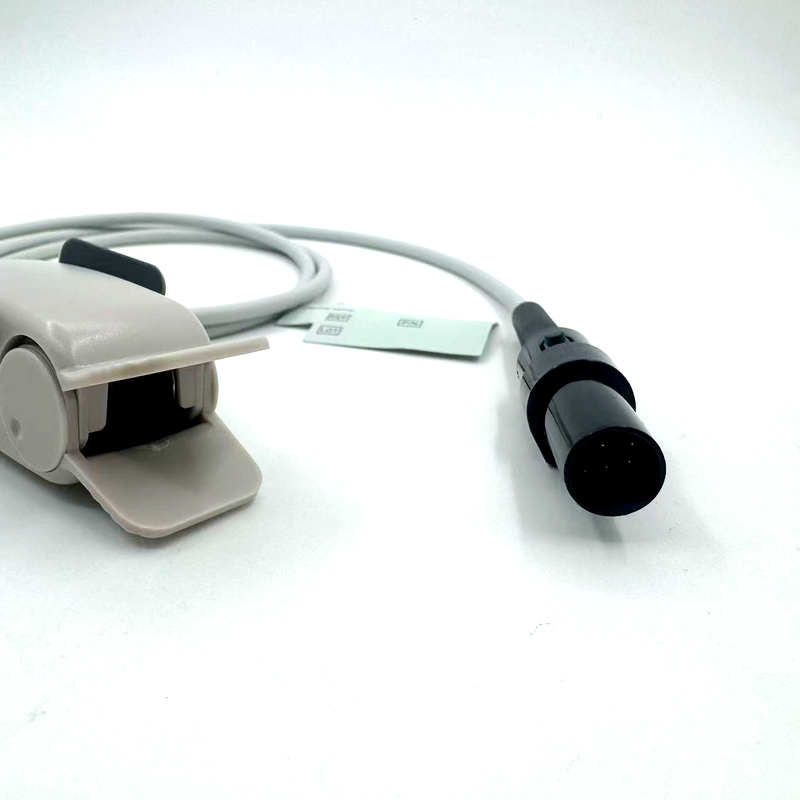High Quality Manufacturer Medical Monitor Accessories Reusable Adult Clip SpO2 Sensor Compatible GE