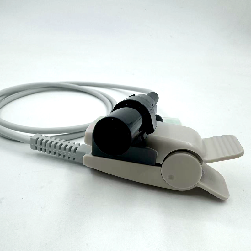 High Quality Manufacturer Medical Monitor Accessories Reusable Adult Clip SpO2 Sensor Compatible GE