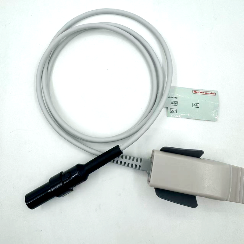 High Quality Manufacturer Medical Monitor Accessories Reusable Adult Clip SpO2 Sensor Compatible GE